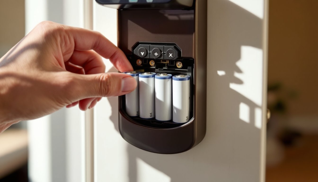 august smart lock battery